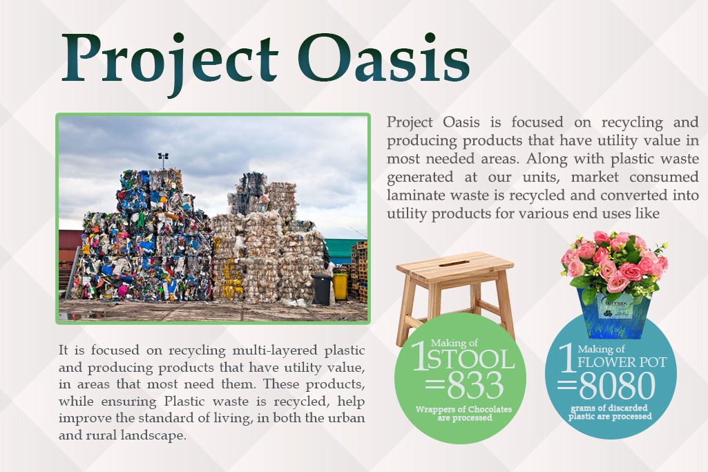 Project Oasis — plastic waste converted to utility products