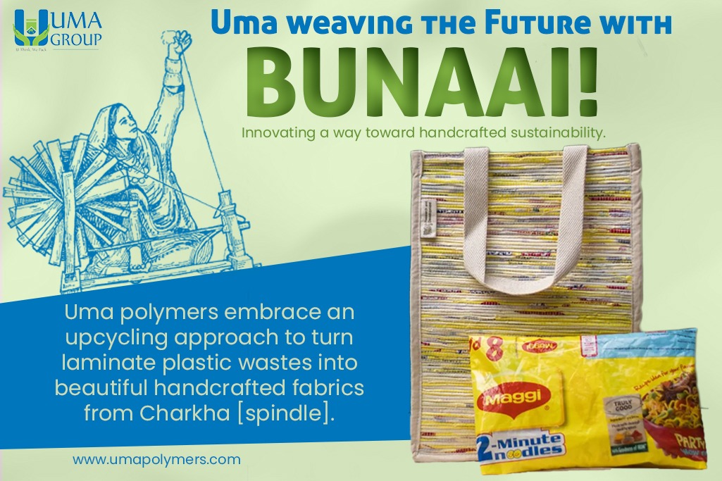 Project Bunaai — women empowerment through upcycled laminate weaving